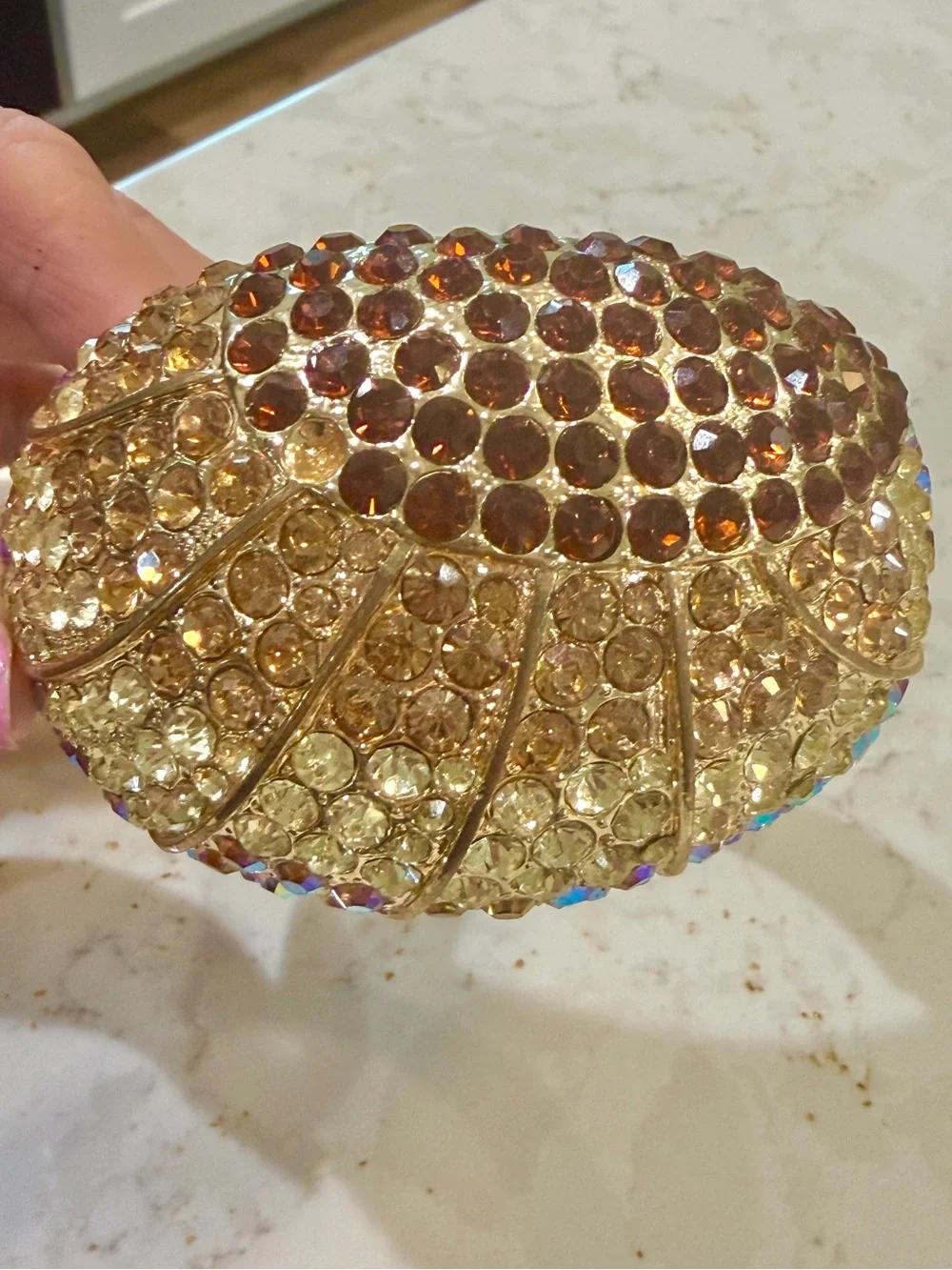 Rhinestone bracelet statement cuff